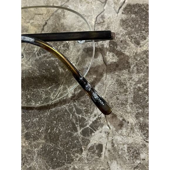 Marchon Airlock 2 - 770/39 RIMLESS EYEGLASSES 47-21-135 color 015 Tortoise - Picture 3 of 11
